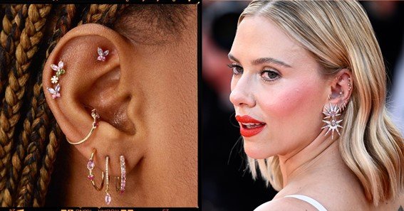 ear piercings chart